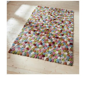 Teppich HEINE HOME Teppiche Gr. B/L: 190 cm x 290 cm, 10 mm, 1 St., bunt (ecru, bunt) Schurwollteppiche