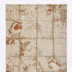 Teppich HEINE HOME Teppiche Gr. B/L: 200 cm x 290 cm, 12 mm, 1 St., beige (ecru, gemustert) Wohnzimmerteppiche