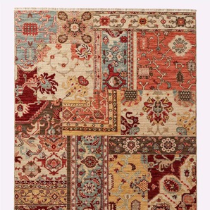 Teppich HEINE HOME Teppiche Gr. B/L: 67 cm x 235 cm, 6 mm, 1 St., beige (beige, terra) Patchwork-Teppiche