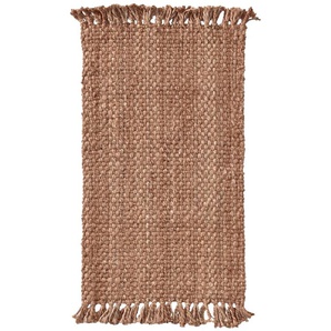 Teppich HEINE HOME Teppiche Gr. B/L: 70 cm x 130 cm, 10 mm, 1 St., beige (natur) Juteteppiche