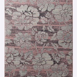 Teppich HEINE HOME Teppiche Gr. B/L: 80 cm x 150 cm, 7 mm, 1 St., rosa Kurzflor-Teppiche