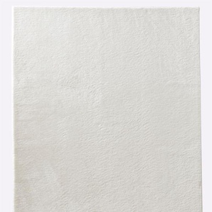 Teppich HEINE HOME Teppiche Gr. B/L: 80 cm x 250 cm, 30 mm, 1 St., weiß Shaggy-Teppiche