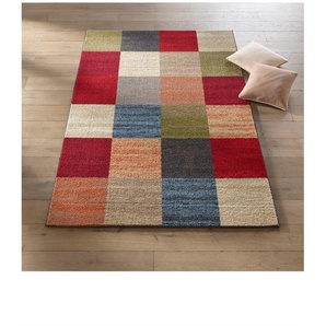 Teppich HEINE HOME Teppiche Gr. B/L: 80 cm x 285 cm, 12 mm, 1 St., bunt (terracotta, bunt) Wohnzimmerteppiche
