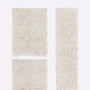 Teppich HEINE HOME Teppiche Gr. B: Ø150 cm Ø 150 cm, 80 mm, 1 St., beige (natur) Wohnzimmerteppiche