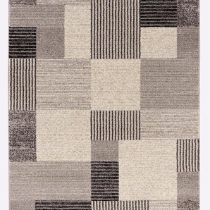 Teppich HEINE HOME Teppiche Gr. Ø 160 cm, 13 mm, 1 St., grau (grau, beige) Esszimmerteppiche