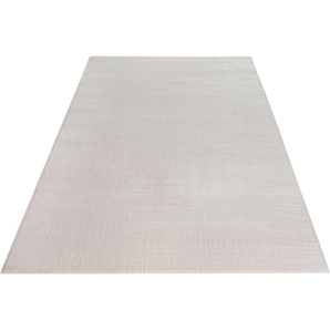 Teppich HOME AFFAIRE Ariano Teppiche Gr. B/L: 200 cm x 200 cm, 12 mm, 1 St., beige (cream) Esszimmerteppiche Vintage, dezenter Glanz, Hoch-Tief-Struktur, Schrumpf Carving-Effekt