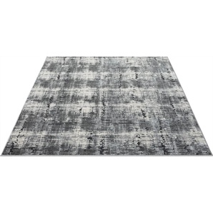 Teppich HOME AFFAIRE »Authal« Teppiche Gr. B/L: 240 cm x 320 cm, 9 mm, 1 St., grau (dunkelgrau) Esszimmerteppiche dezenter Glanz, Schrumpf-Garn-Effekt, im Vintage-Look, dichte Qualität