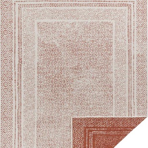Teppich HOME AFFAIRE Bernard Teppiche Gr. B/L: 200 cm x 290 cm, 5 mm, 1 St., orange (creme, terra) Esszimmerteppiche