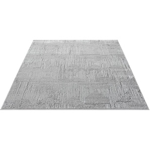 Teppich HOME AFFAIRE »Brakel« Teppiche Gr. B/L: 200 cm x 300 cm, 9 mm, 1 St., grau Esszimmerteppiche dezenter Glanz, Schrumpf-Garn-Effekt, im Vintage-Look, dichte Qualität