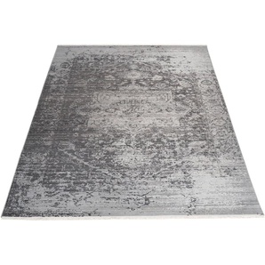 Teppich HOME AFFAIRE Bruno Teppiche Gr. B/L: 120 cm x 170 cm, 5 mm, 1 St., grau (anthrazit) Esszimmerteppiche