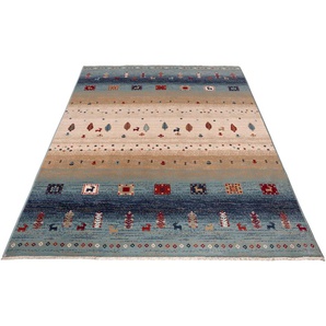 Teppich HOME AFFAIRE Mavie Teppiche Gr. B/L: 240 cm x 340 cm, 10 mm, 1 St., blau (blue) Orientalische Muster Berber-Optik, Orient-Optik, Kurzflor, Weich, Pflegeleicht, Elegant