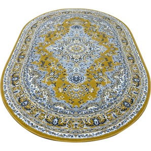 Teppich HOME AFFAIRE Oriental Teppiche Gr. B/L: 160 cm x 230 cm, 7 mm, 1 St., gelb Orientalische Muster