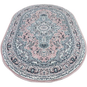 Teppich HOME AFFAIRE Oriental Teppiche Gr. B/L: 160 cm x 230 cm, 7 mm, 1 St., rosa Orientalische Muster