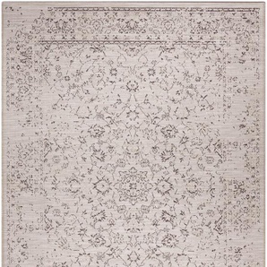 Teppich HOME AFFAIRE Sophia Teppiche Gr. B/L: 115 cm x 170 cm, 3 mm, 1 St., grau Orientalische Muster Orient-Optik, mit Bordüre, Strapazierfähig, Pflegeleicht, Flachgewebe