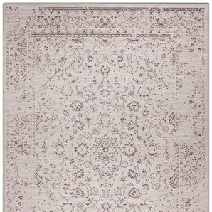 Teppich HOME AFFAIRE Sophia Teppiche Gr. B/L: 115 cm x 170 cm, 3 mm, 1 St., grau Orientalische Muster Orient-Optik, mit Bordüre, Strapazierfähig, Pflegeleicht, Flachgewebe