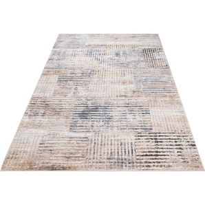 Teppich HOME AFFAIRE Talvi Teppiche Gr. B/L: 200 cm x 290 cm, 8 mm, 1 St., braun (brown) Esszimmerteppiche weiche Haptik, mehrfarbig