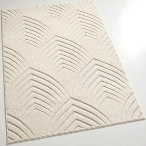 Teppich HOME AFFAIRE Vilaine Teppiche Gr. B/L: 200 cm x 290 cm, 7 mm, 1 St., beige (creme) Esszimmerteppiche