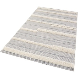 Teppich Ifrane, HANSE Home, rechteckig, Höhe: 35 mm, Hoch-Tief-Struktur, Gestreiftes Muster, Strapazierfähig, Pflegeleicht