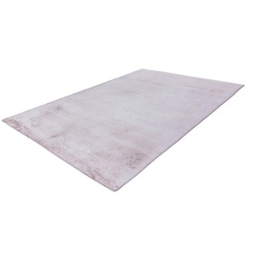 Teppich KAYOOM Saika 100 Teppiche Gr. B/L: 160 cm x 230 cm, 45 mm, 1 St., rosa (rosa, weiß) Esszimmerteppiche
