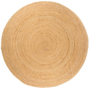 Teppich Jute Geflochten 180 cm Rund