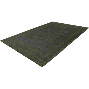Teppich KAYOOM Kalevi 300 Teppiche Gr. B/L: 160 cm x 230 cm, 8 mm, 1 St., grün Esszimmerteppiche Flachgewebe