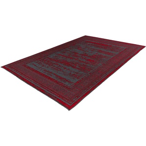 Teppich KAYOOM Kalevi 300 Teppiche Gr. B/L: 160 cm x 230 cm, 8 mm, 1 St., rot Esszimmerteppiche