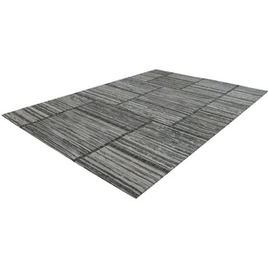 Teppich KAYOOM Phoenix 112 Teppiche Gr. B/L: 160 cm x 230 cm, 6 mm, 1 St., beige (natur, grau) Esszimmerteppiche Dezenter Jacquard-Teppich, Flachflor, Aus pflegeleichten Materialien