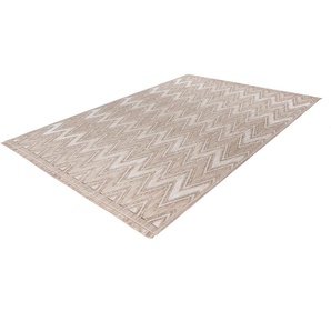 Teppich KAYOOM Sarai 225 Teppiche Gr. B/L: 160 cm x 230 cm, 6 mm, 1 St., beige Esszimmerteppiche Flachgewebe