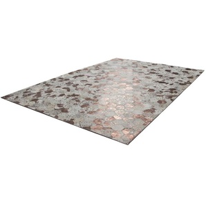 Teppich KAYOOM Spark 210 Teppiche Gr. B/L: 120 cm x 170 cm, 8 mm, 1 St., weiß (elfenbein, chrom) Esszimmerteppiche