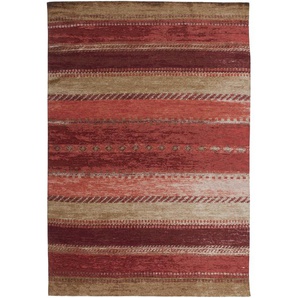 Teppich Kurzflorteppich  Vintage-Design widerstandsfähige Jaquard-Stoffe Multi  Rot