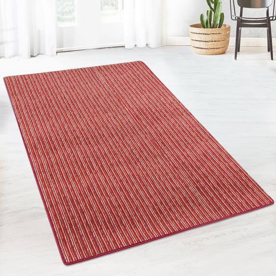 Teppich-Läufer auf Maß | Trier | Rot | Breite: 100 cm, Länge: 1600 cm