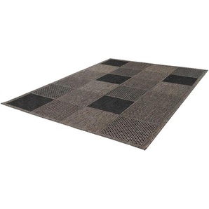 Teppich LALEE Sunset 605 Teppiche Gr. B/L: 200 cm x 290 cm, 5 mm, 1 St., grau (taupe) Esszimmerteppiche In- und Outdoor geeignet, Wohnzimmer