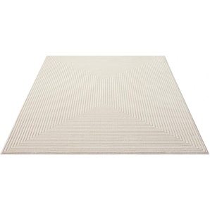 Teppich LEONIQUE »Kylian« Teppiche Gr. B/L: 300 cm x 400 cm, 9 mm, 1 St., beige (cream) Esszimmerteppiche