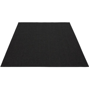 Teppich LEONIQUE Saylor Teppiche Gr. B/L: 200 cm x 280 cm, 5 mm, 1 St., schwarz Esszimmerteppiche In- und Outdoor geeignet, Sisal-Optik, Wetterfest & UV-beständig