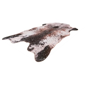 Teppich LEONIQUE Sidonia Teppiche Gr. B/L: 160 cm x 220 cm, 6 mm, 1 St., silberfarben (schwarz, silberfarben) Esszimmerteppiche fellförmig, Kunstfell