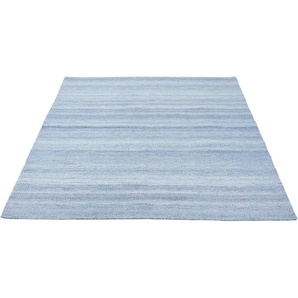 Teppich LUXOR LIVING Bodo Teppiche Gr. B/L: 160 cm x 230 cm, 15 mm, 1 St., blau Esszimmerteppiche meliert, In- und Outdoor geeignet, Wohnzimmer
