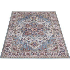 Teppich LUXOR LIVING Bonum Teppiche Gr. B/L: 200 cm x 290 cm, 7 mm, 1 St., blau Orientalische Muster