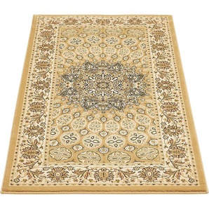 Teppich LUXOR LIVING Kendra Teppiche Gr. B/L: 200 cm x 285 cm, 9 mm, 1 St., beige (creme) Esszimmerteppiche Orient-Optik, Wohnzimmer