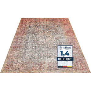 Teppich LUXOR LIVING Lago Teppiche Gr. B/L: 160 cm x 230 cm, 6 mm, 1 St., rot Orientalische Muster