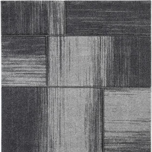 Teppich LUXOR LIVING Pallencia Teppiche Gr. B/L: 160 cm x 230 cm, 15 mm, 1 St., grau Esszimmerteppiche Patchwork Design, Wohnzimmer