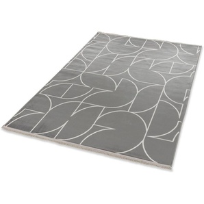 Teppich Magic 6104, SCHÖNER WOHNEN-Kollektion, rechteckig, Höhe: 7 mm, Hoch Tief Struktur, mit Viskose, weich und glänzend