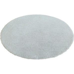 Teppich Malik, andas, rund, Höhe: 20 mm, extra weich, flach, Uni-Farben, einfarbig, pflegeleicht, elegant