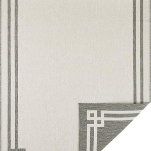 Teppich Manito, NORTHRUGS, rechteckig, Höhe: 5 mm, In-und Outdoor geeignet, Robust, Pflegeleicht, Flachgewebe, Wendbar