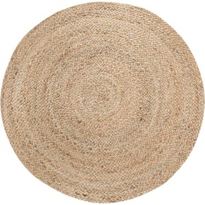 Teppich Mataro, andas, rund, Höhe: 4 mm, Wendeteppich, Flachgewebe, Obermaterial: 100% Sisal