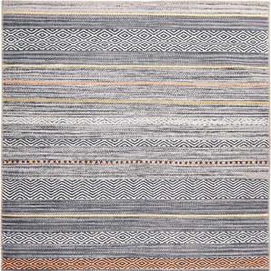 Teppich ME GUSTA Faye 1125 Teppiche Gr. B/L: 150 cm x 230 cm, 6 mm, 1 St., bunt (multi) Esszimmerteppiche