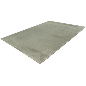 Teppich ME GUSTA Rabbit Prime 125 Teppiche Gr. B/L: 200 cm x 300 cm, 18 mm, 1 St., grün Esszimmerteppiche Kaninchenfell Haptik, flauschig weich, geeignet für Fußbodenheizung