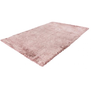 Teppich ME GUSTA Tender 125 Teppiche Gr. B/L: 160 cm x 230 cm, 52 mm, 1 St., rosa (puderrosa) Esszimmerteppiche Kuscheliger & gemütlicher Teppich, UNI-Farben,Fußbodenheizung geeignet