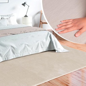 Teppich MERINOS Loft 37, Kunstfellteppich, beige, B:240cm H:16mm L:340cm, Polyester, Teppiche, weich und kuschelig, Fell Haptik, Anti-Rutsch-Unterseite