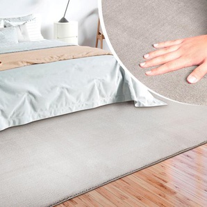 Teppich MERINOS Loft 37, Kunstfellteppich, beige (natur), B:240cm H:16mm L:340cm, Polyester, Teppiche, weich und kuschelig, Fell Haptik, Anti-Rutsch-Unterseite