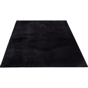Teppich MERINOS Loft 37, Kunstfellteppich Teppiche Gr. B/L: 200 cm x 280 cm, 16 mm, 1 St., schwarz Esszimmerteppiche